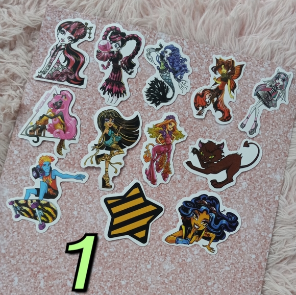 Monster High sticker packs! 2 packs of 12 each! - Picture 4 of 6